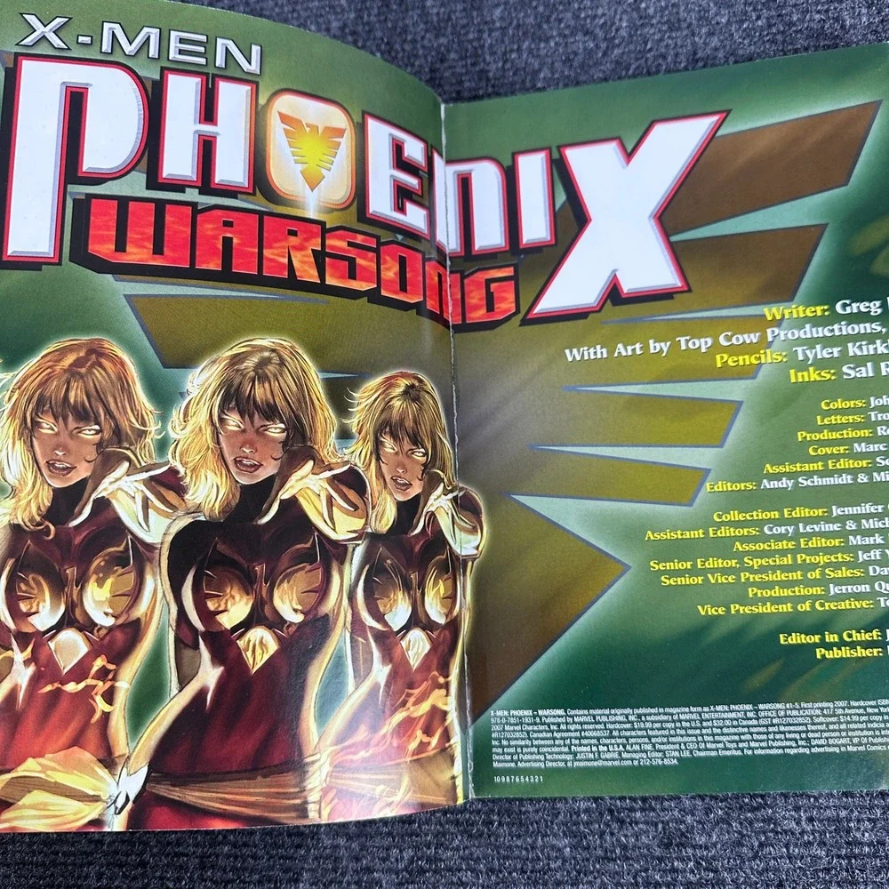 Marvel X-Men Phoenix Endsong & Warsong‎ Graphic Novel TPB Lot Greg Pak Jean Grey